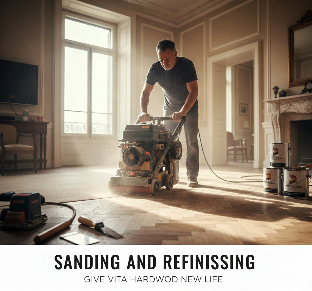 Sanding and Re-Sanding: Bring Your Parquet Floor Back to Life